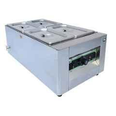 Adorma 16 Litre (4x4) 600W Heavy Gauge Stainless Steel SS304 Bain Marie with Water Tank, Drainage System & 1 Year Warranty, BM 16