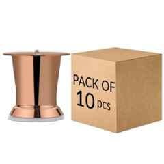 Plantex Heavy Duty 3 inch Spare Sofa Legs for Bed Furniture/Sofa Legs for Table/Sofa Support Legs Set of 10 Pcs Rose Gold