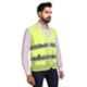 ReflectoSafe Luster High Visibility Reflective Adjustable Green Polyester Safety Jacket, Size: XL (Pack of 5)