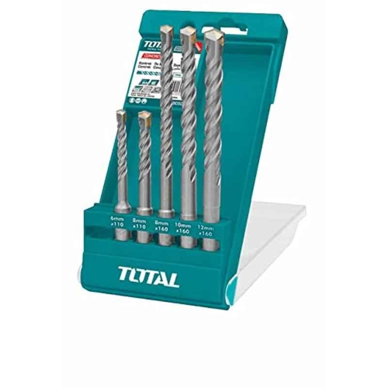 Total 5 Pcs Hammer Drill Bits Set, TAC190501