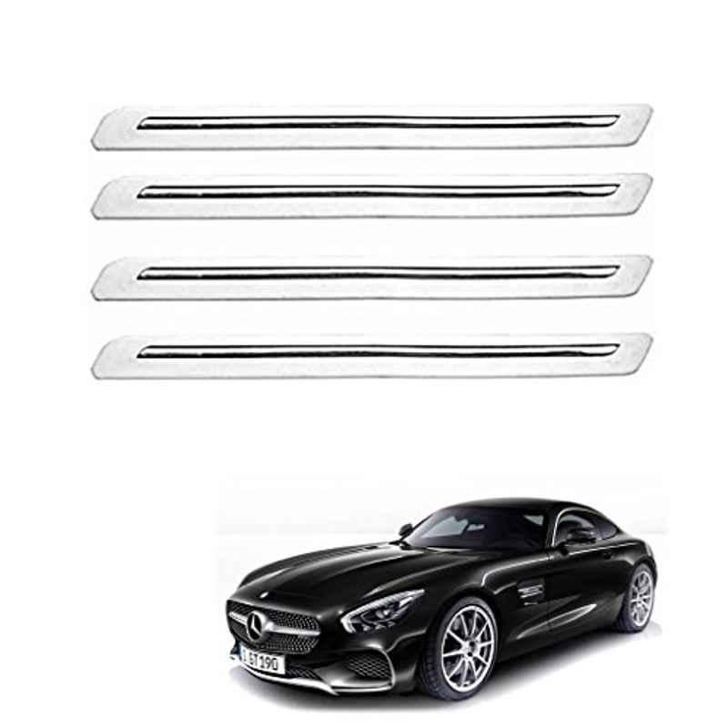 Kozdiko 4 Pcs White Car Bumper Protector Set for Mercedes Benz CLA