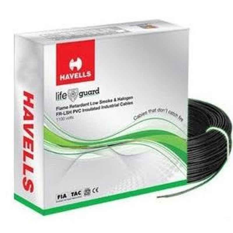 Havells Flame Retardant Low Smoke Halogen Cable Black 180 m 2.50 Sq.mm