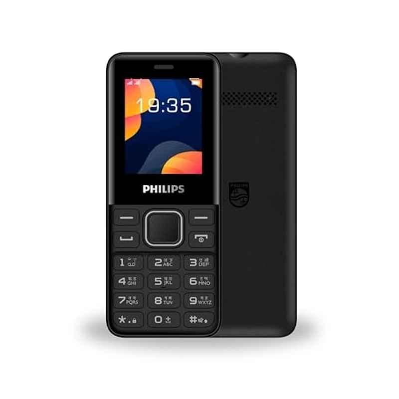Philips E2103 1.77 inch Black Single Sim Keypad Feature Phone