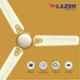 Lazer ECS Deco 75W Ivory 3 Blade Anti Dust Ceiling Fan, ECSDECO48IVY, Sweep: 1200 mm