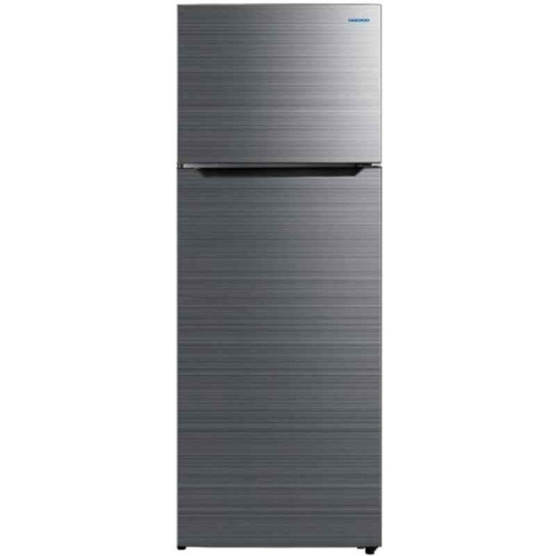Daewoo 338L Silver Top Mount Refrigerator, DW-FR-468VS