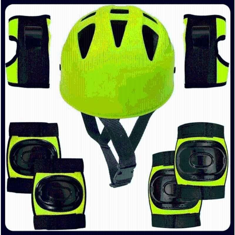 STYRKR Plastic & EVA Foam Green protective Set for Cycling Skateboard Skating Scooter Age 3 to 7 Year (Small) Skating KitKIT-844