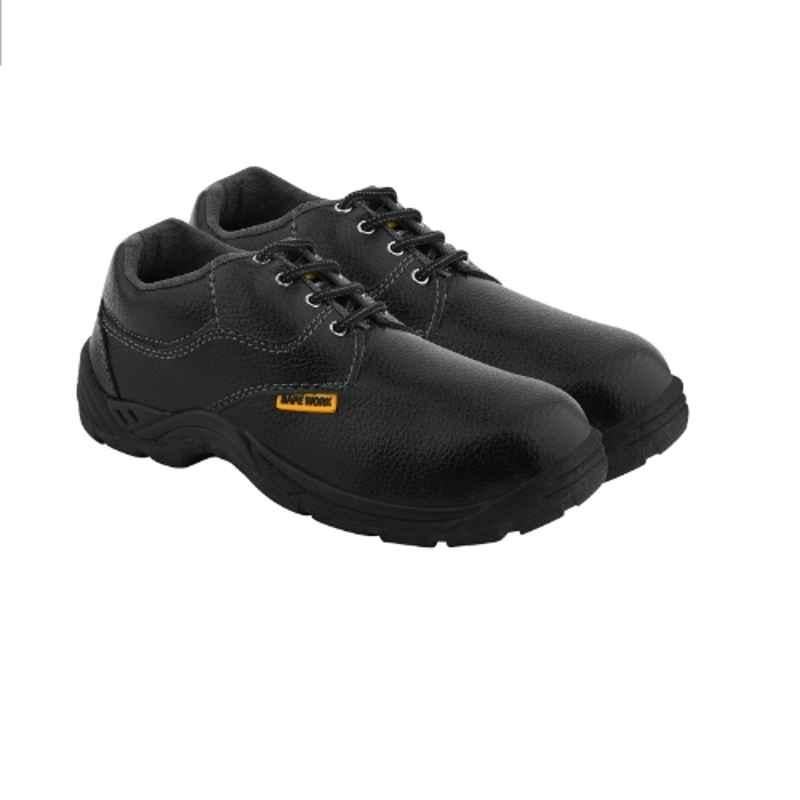 Foot Trends MG-D Stone Steel Toe Black Safety Shoes, Size: 11