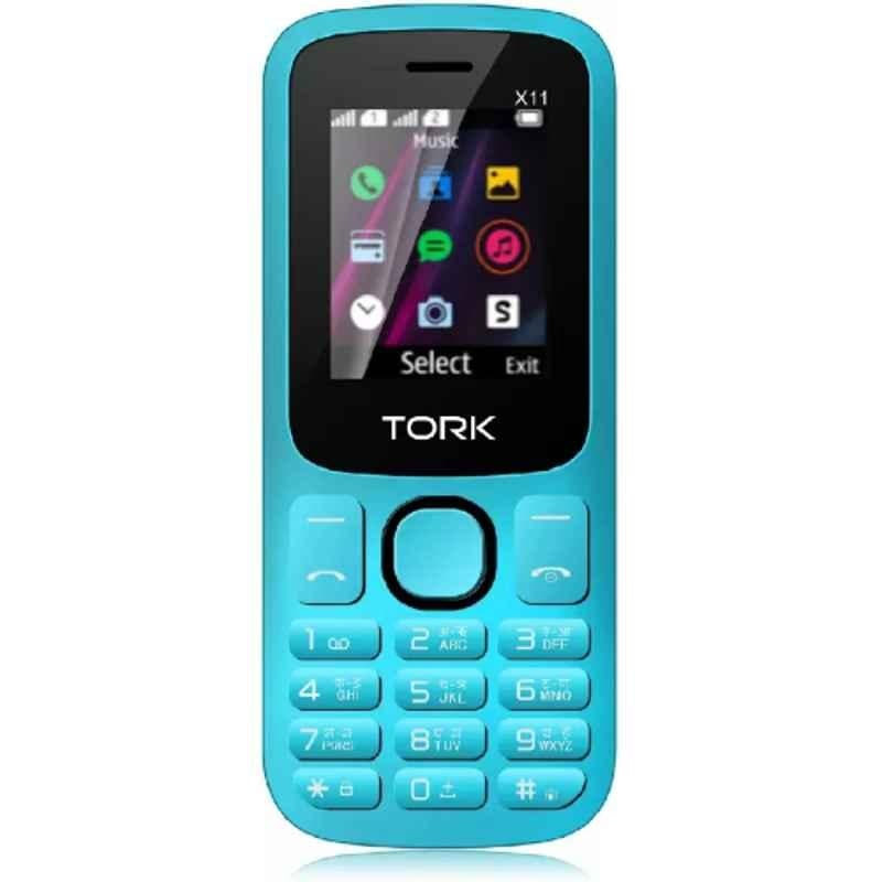 Tork X11 1.8 inch Light Blue Feature Phone