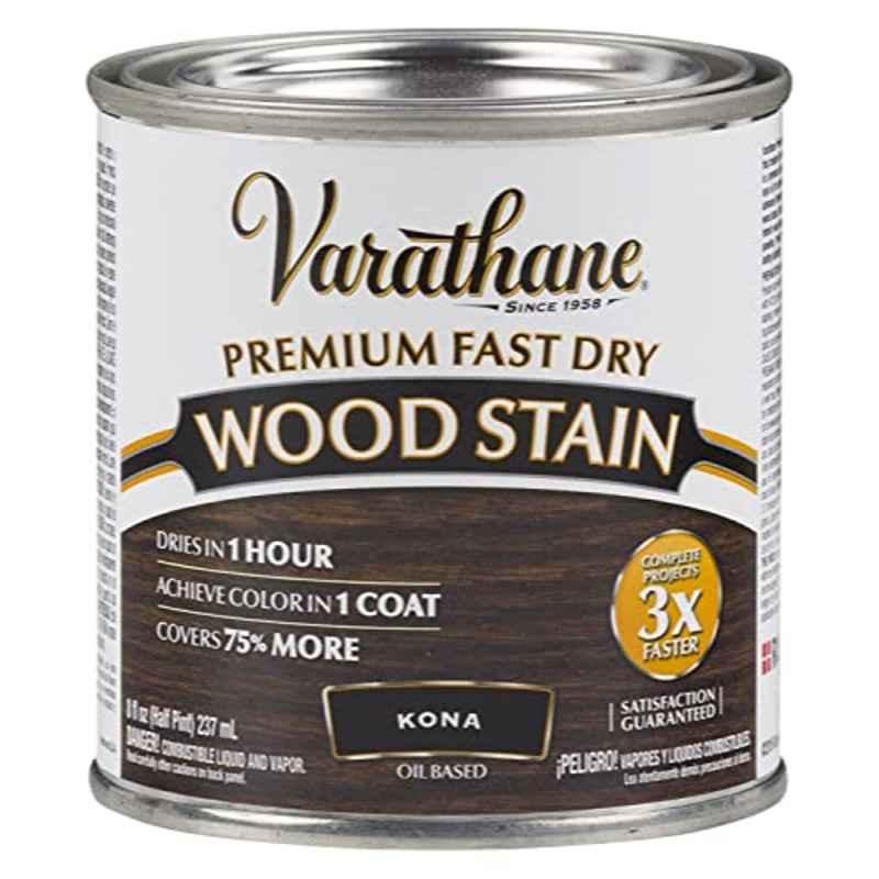 Rust-Oleum Varathane 237ml Kona 262029 Oil Based Premium Fast Dry Wood Stain