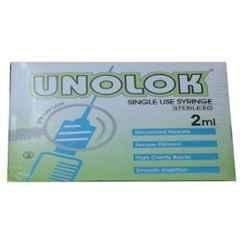 HMD 100 Pcs Unolok 2ml Polypropylene Syringe