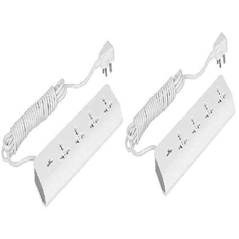 Hosper 6A 4+4 ISI Marked White Spike Guard, HS-10 (Pack of 2)