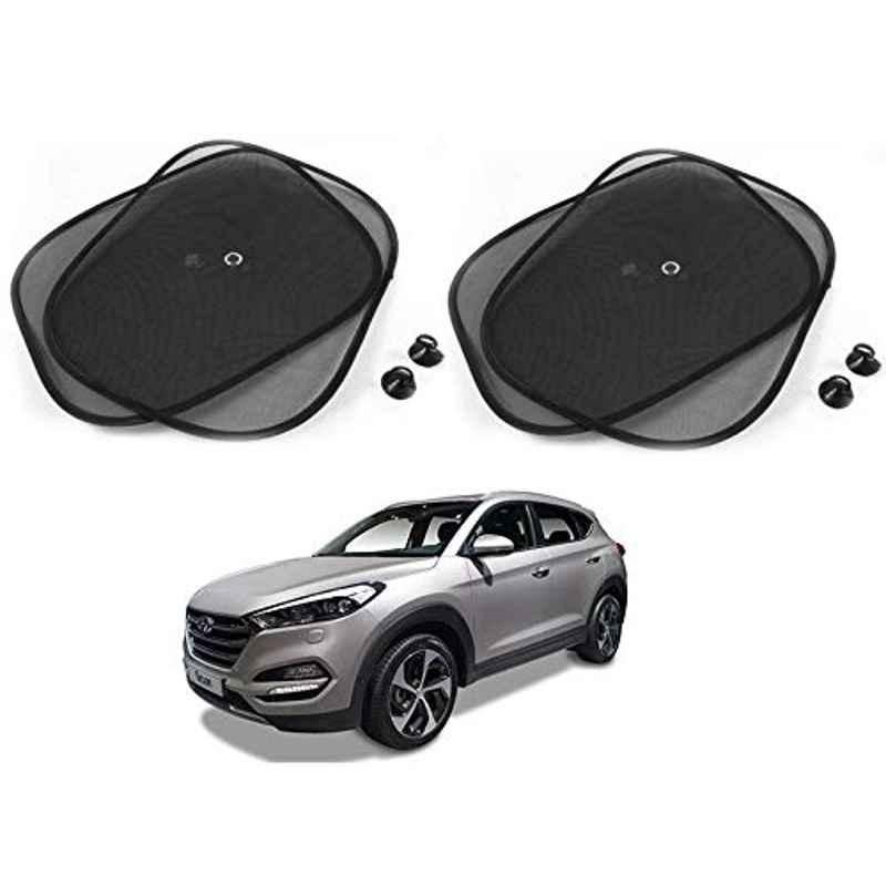 Kozdiko 4 Pcs Black Chipokoo Car Window Sunshade Curtain Set for Hyundai Tucson, koz_79202