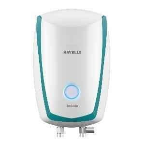 Havells Instanio 3 Litre 4.5kW White & Blue Storage Water Heater, GHWEIBPWB003