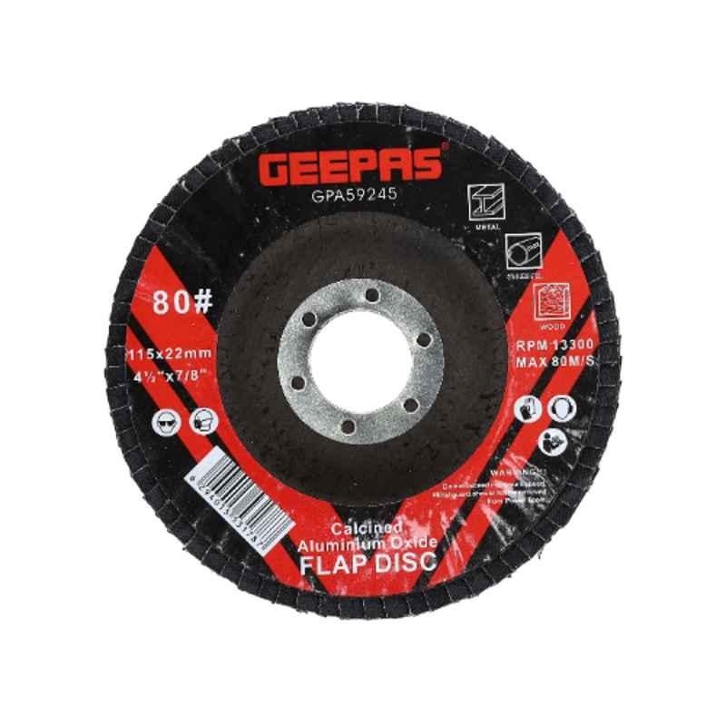 Geepas 22.2x115mm Aluminium Oxide Flap Disc, GPA59245