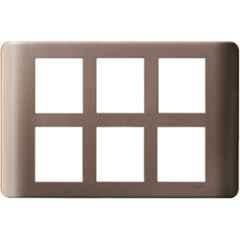 Schneider Electric Zencelo 12 Module Silver Bronze Grid & Cover Frame, IN84012C(SZ) (Pack of 5)