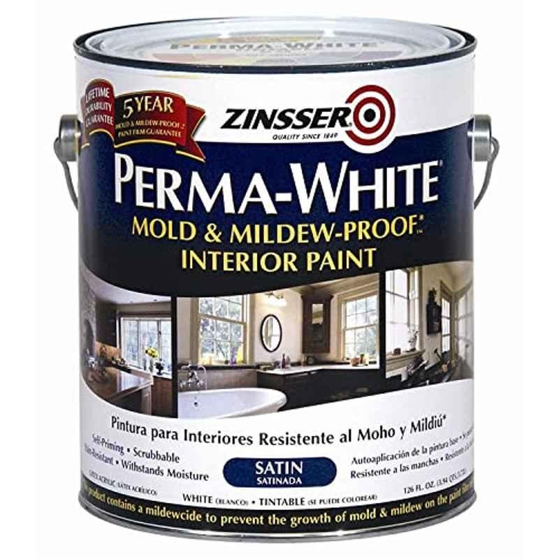 Rust-Oleum Perma White 11oz Satin 02711 Mold & Mildew Proof Interior Paint