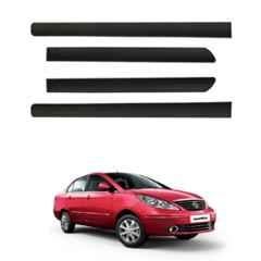 SureStrive 4 Pcs Black Side Door Car Beading Set for Tata Indica Manza All Model