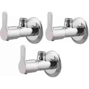 Fastgear Marc Brass Chrome Finish Angle Wall (Pack of 3)