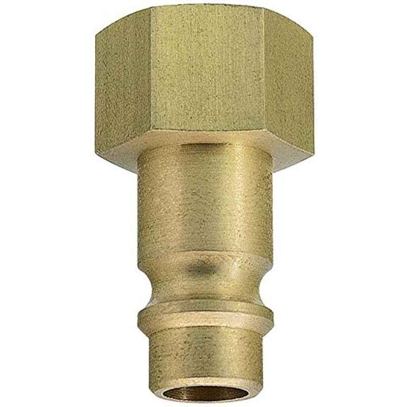 Ludecke ES14NI 10Pcs DN 7.2 Brass Plug Nipple with Female Thread Set