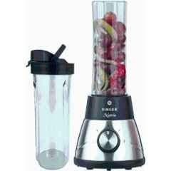 Singer Nutrio 300W Black & Silver Juicer Mixer Grinder with 2 Jars, SPB600BNE