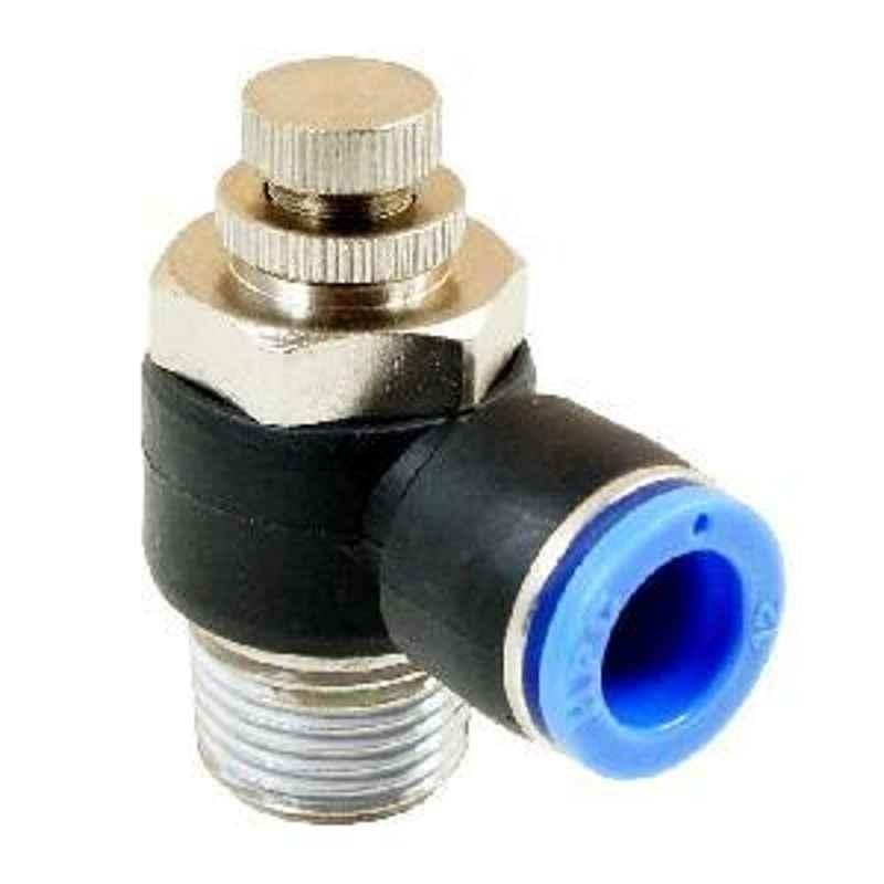 Janatics 1/2 inch Nickel Plated Flow Control Valve - GR 1204