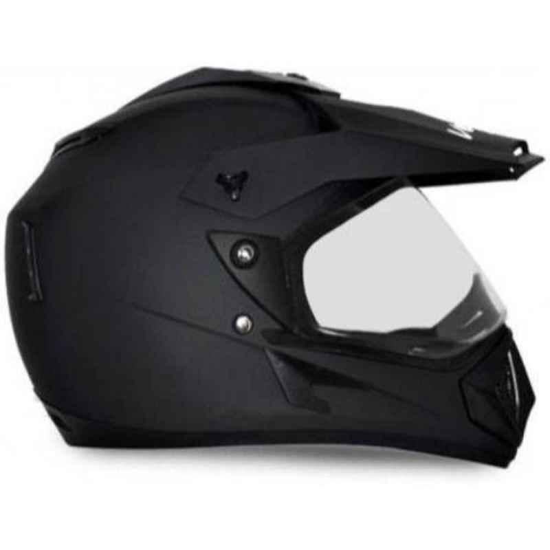 Matte black best sale dirt bike helmet