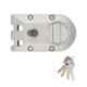 Godrej 4291 Ultra XL+Vertibolt 1CK Satin Nickel Door Lock with 4 Keys