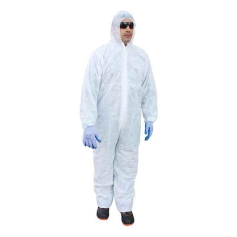 Vaultex White Disposable Safety Workwear, Size: Small, DCC-S