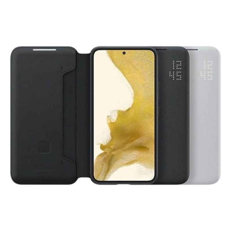 Samsung S22 Gray LED View Cover Case, EF-NS901