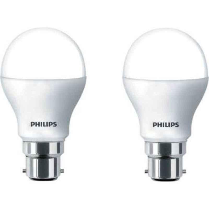 Philips 7W Cool Day White Standard B22 LED Bulb, 929001197914 (Pack of 2)