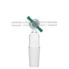 ABGIL B-24 Borosilicate 3.3 Glass 3-Way Vacuum Flow Control Adapter, ABG662