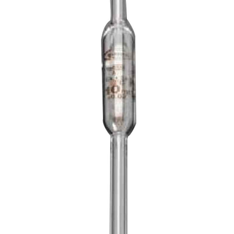 Glassco 50ml Boro 3.3 Glass 1 Mark Volumetric Pipette, 122.522.07 (Pack of 5)-picture-20
