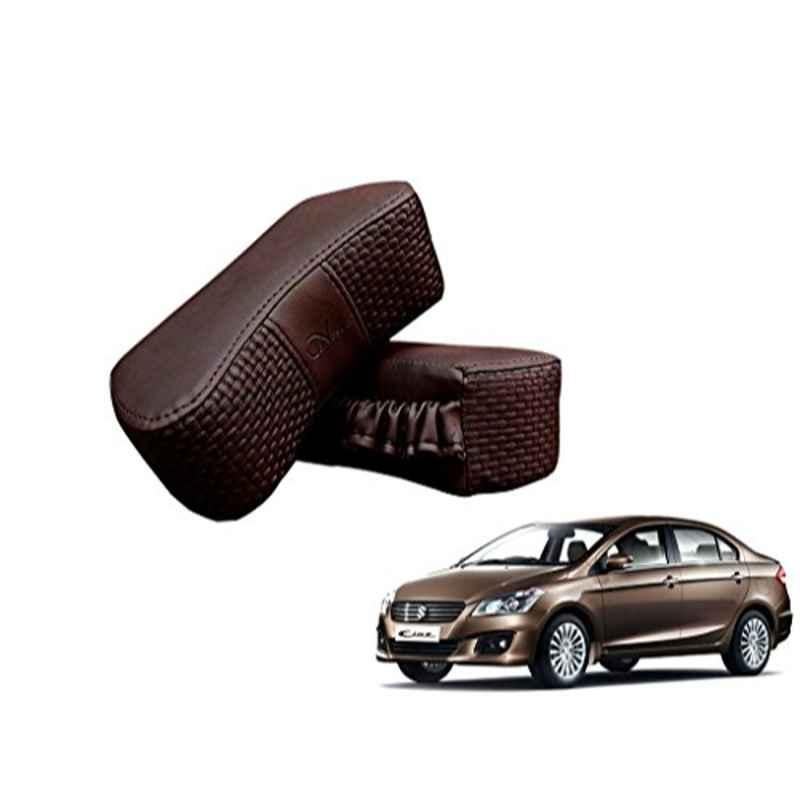 Kozdiko 2 Pcs Memory Foam Cola Neck Rest Cushion Pillow Set for Maruti Ciaz