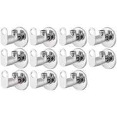 Senkiddpro Prime Stainless Steel Chrome Finish Wall Mounted Angle Cock (Pack of 11)