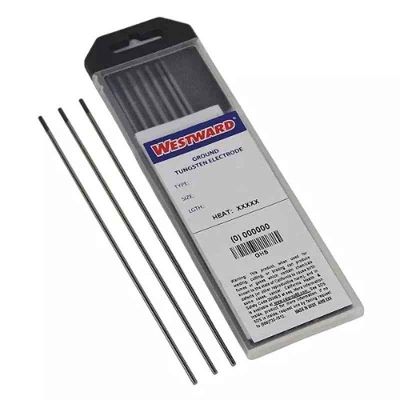 Westward 0.15625 inch Green WMS Tungsten AC Electrode, 31GH97 (Pack of 10)