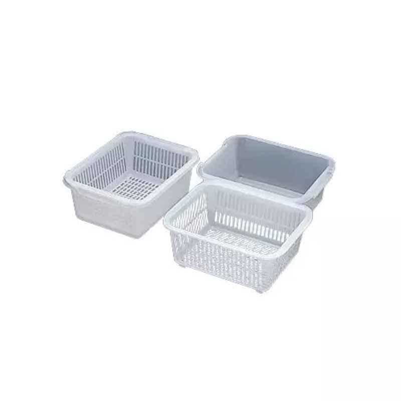 Lab Plus PFA Cleaning Basket 365x291x145 mm, LP-6690