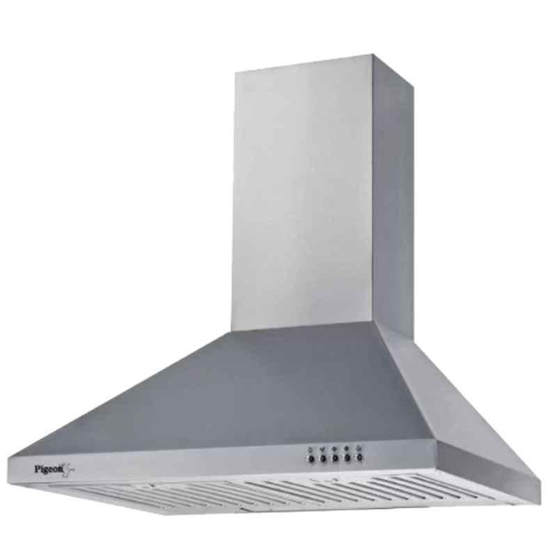 Pigeon Sterling DLX/60 145W Silver Matte Finish Chimney with Baffle Filter, 12985