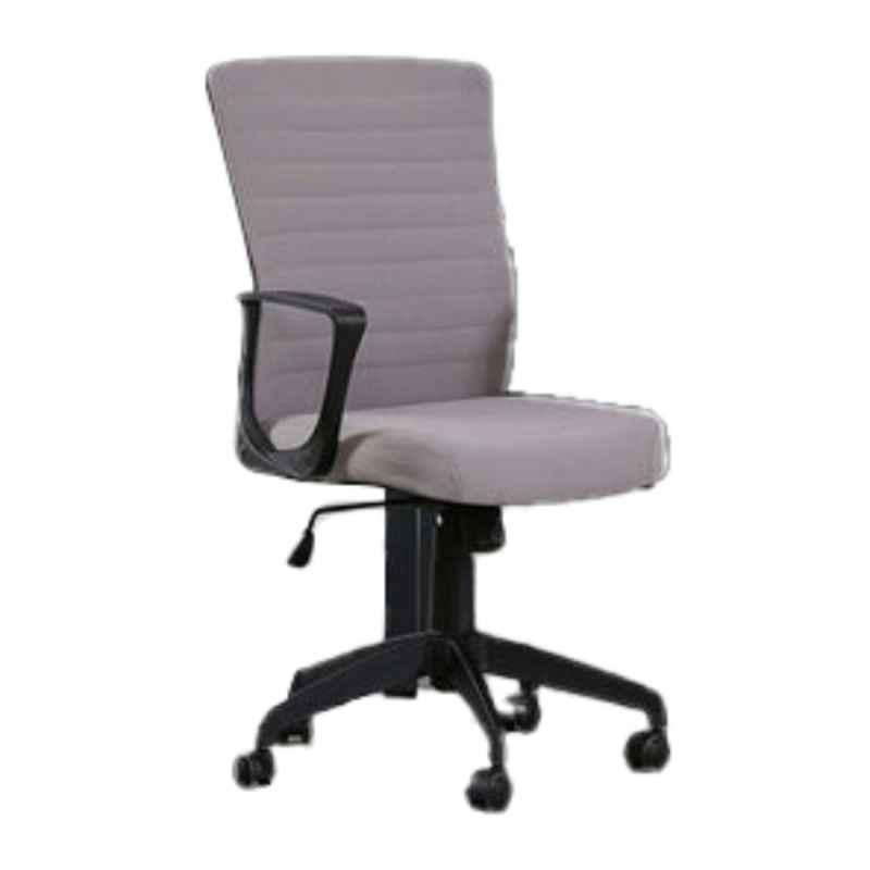 Pan Emirates Ashmore 061AGA2000009 Black & Grey Office Low Back Chair, 60x58x109 cm