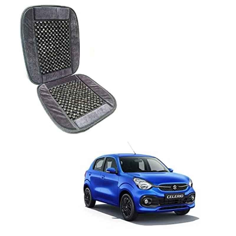 Kozdiko Wooden Bead & Nylon Grey Seat Cover for Maruti Suzuki CELERIO 2021-PRESENT