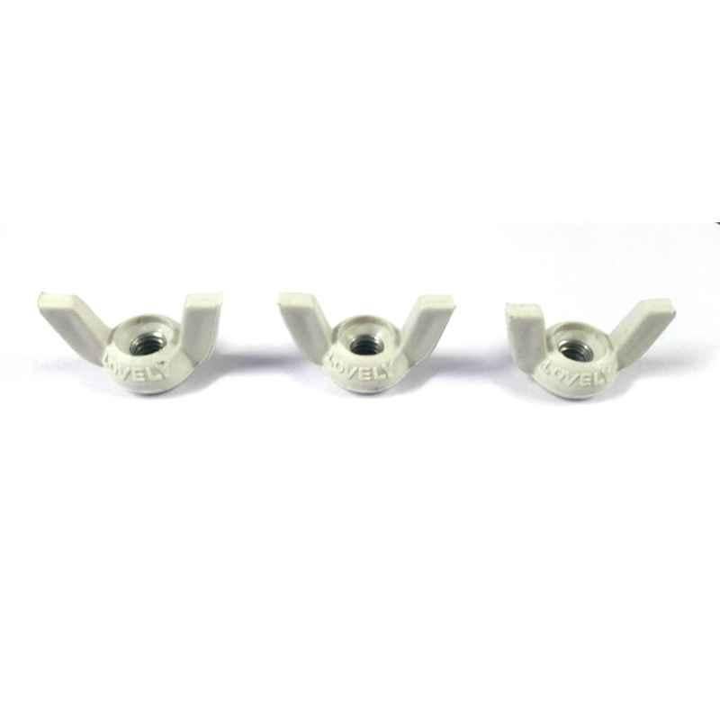 Lovely 1/4 inch Plastic Wing Nut (Pack of 25)