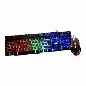 Zebion Sensei 104 Keys USB Wired Black Keyboard & 1600dpi 4 Buttons RGB LED Black Mouse Combo, ITD-32