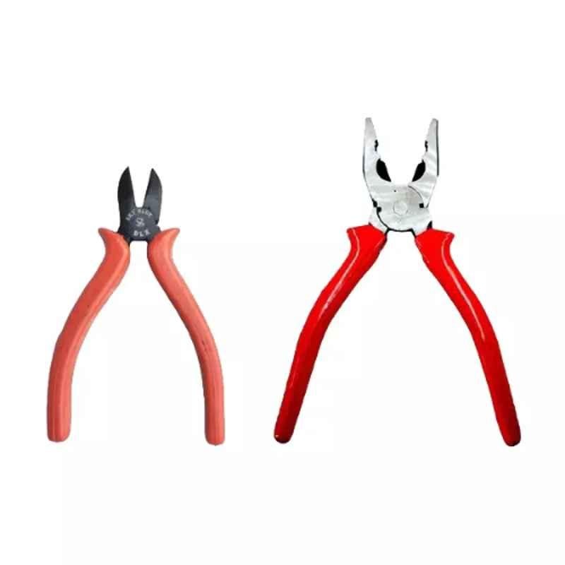 Sky Blue 2 Pcs 8 inch Lineman Plier Combo, SBE_PLIER_COMBOS_COMBO_782