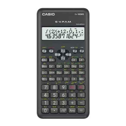 Casio FX-100MS-C76 12 Digit 2nd Addition Scientific Calculator for  Education with 40 Scientific Constants