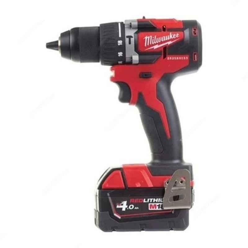 Milwaukee 18V 13mm 27000bpm Compact Brushless Percussion Drill, M18-CBLPD-402C