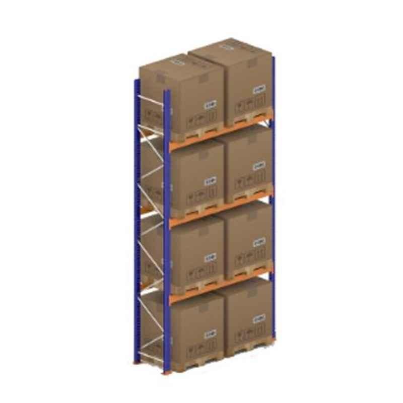 Godrej Ground Plus 3 Layers Steel Selective Pallet Racking, Max Load Capacity: 6000kg, Main Unit: 5000x2300x800mm (HxWxD)