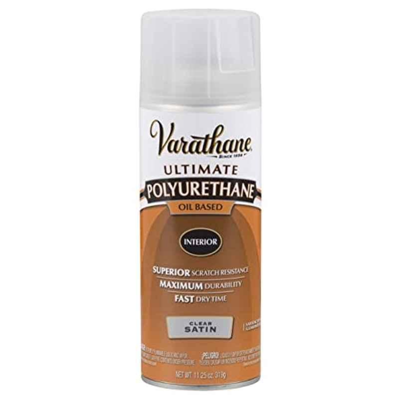 Rust-Oleum Varathane 319g Polyurethane Clear Satin Coating Spray, 9181