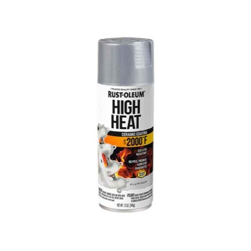 Rust-Oleum 12 Oz Aluminium Automotive High Heat Flat Ceramic Coating, 248904