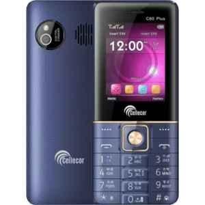 Cellecor C60 Plus 2.4 inch 2750mAh Royal Blue Dual Sim Feature Phone