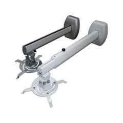Elcor 2 Pcs 35kg Aluminium White Short Throw Wall Mount Kit for Projector, EL-AST1800