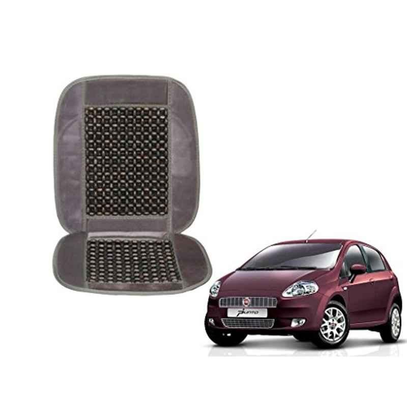 Kozdiko Wooden Beads Car Seat Cushion with Velvet Border for Fiat Punto